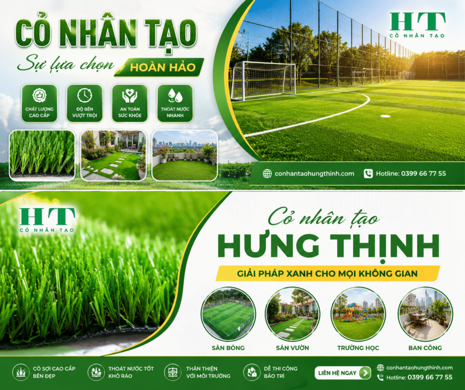 So sánh cỏ nhân tạo sợi Gân(Stem Grass) và sợi Kim Cương(Diamond Shape)